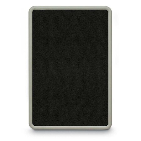 United Visual Products Sliding Door Indoor Enclosed Corkboard, 7 UV9003ACS-SATIN-PEARL